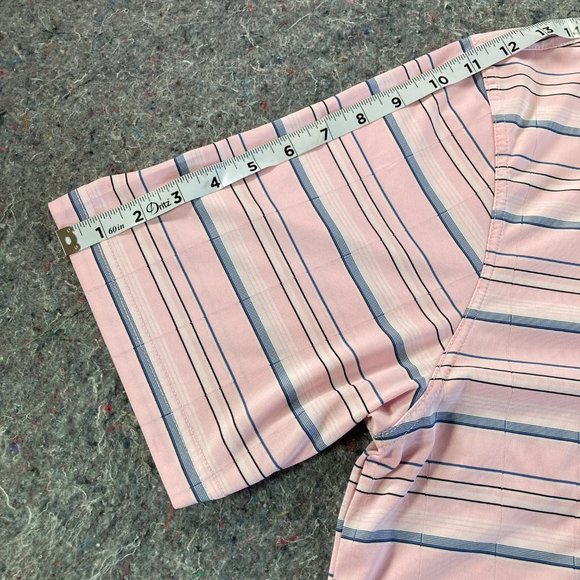 Greg Norman Polo Shirt Mens Adult Large Pink Shark Golfer Golf Rugby - Picture 6 of 12